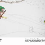 Teddy's Year
-January   
-Double page spread
-Marie Blackwell